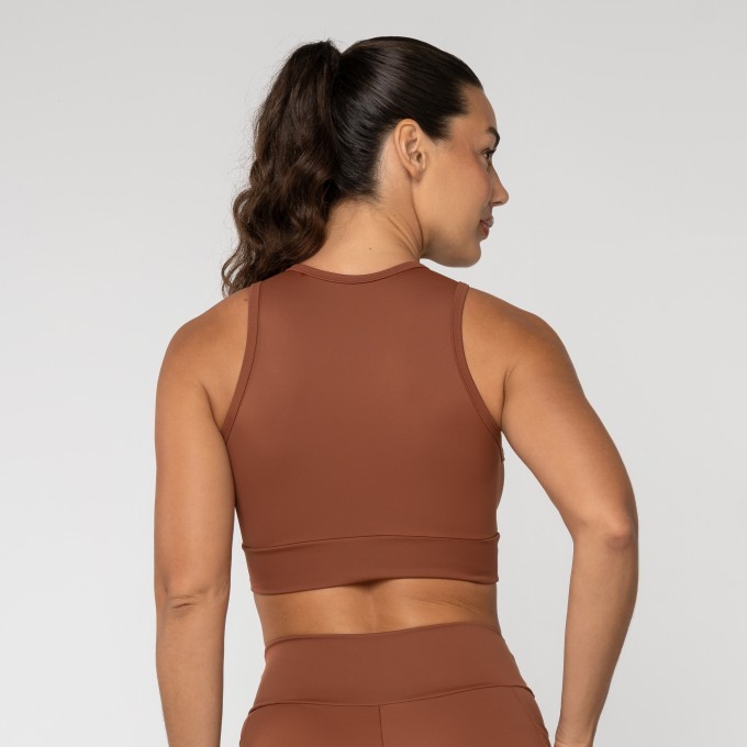 Top Regata Breeze Marrom