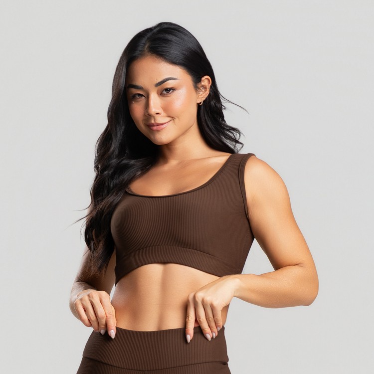 Top Yoga Marrom