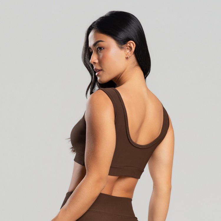 Top Yoga Marrom