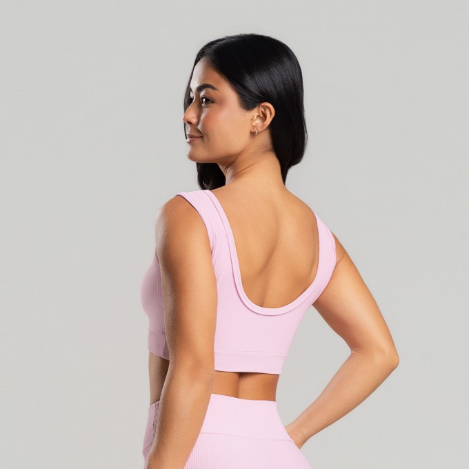 Top Yoga Rosa