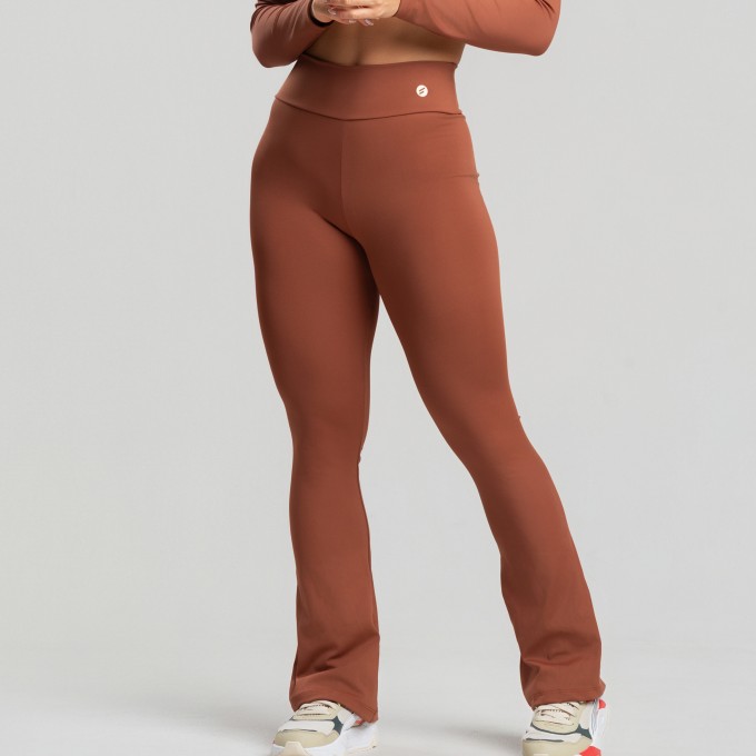 Legging Flare Marrom