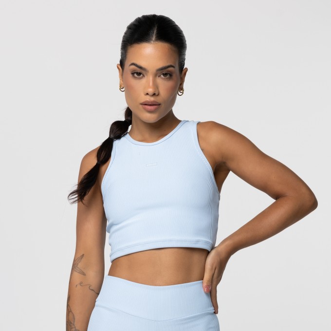 Top Yoga Regata Azul
