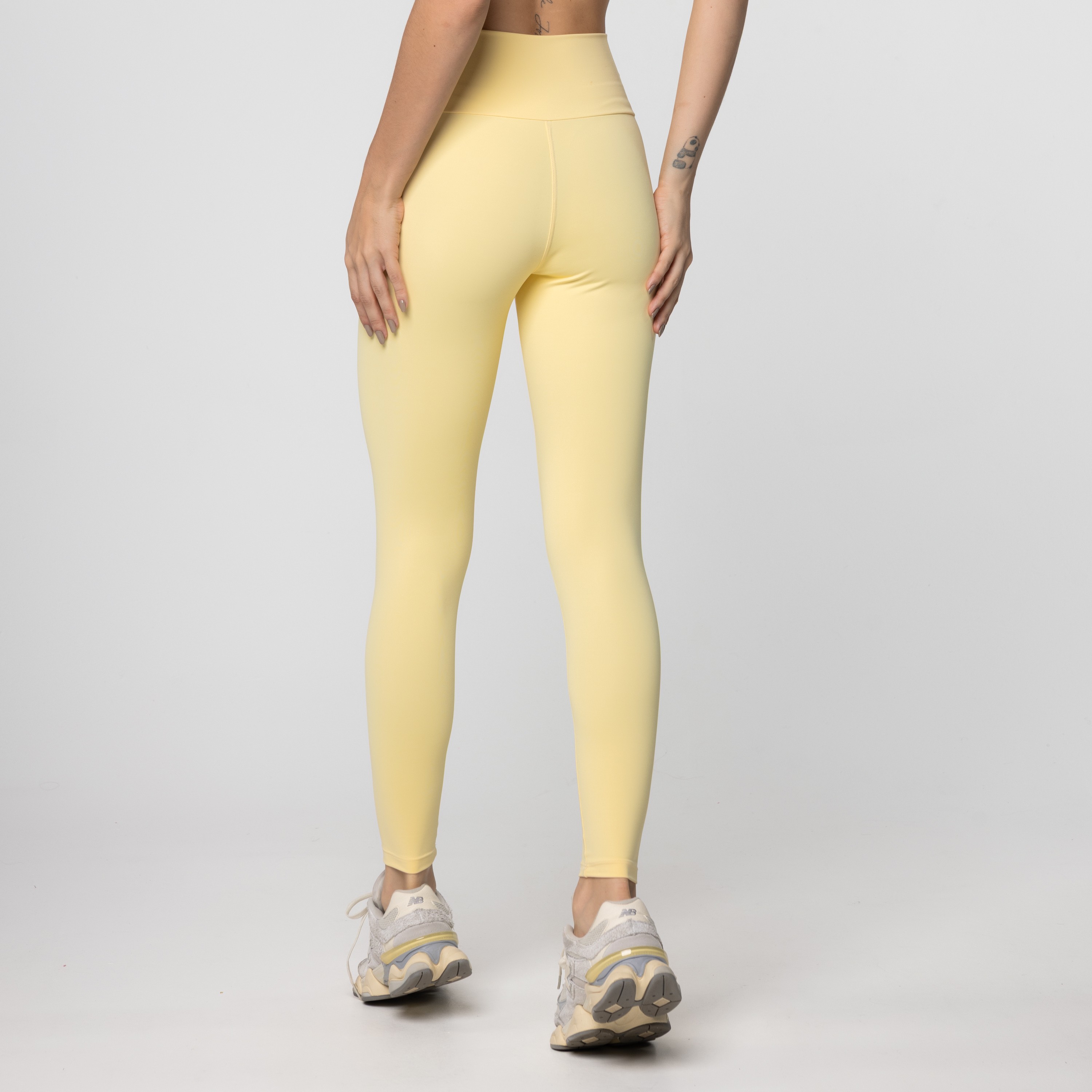 Legging Elementare Retrô Amarelo Manteiga